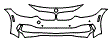 Bumper Kit pattern for the 2016 BMW 428