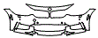 Bumper Kit pattern for the 2016 BMW 428