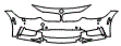 Bumper Kit pattern for the 2016 BMW 428