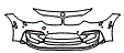 Bumper Kit pattern for the 2017 BMW M4