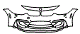 Bumper Kit pattern for the 2017 BMW M4
