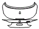 Trunk Lid Kit pattern for the 2016 BMW 428