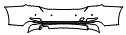 Rear Bumper Kit pattern for the 2016 BMW 428
