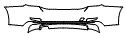 Rear Bumper Kit pattern for the 2016 BMW 428