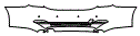 Rear Bumper Kit pattern for the 2019 BMW 4 Series