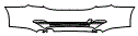 Rear Bumper Kit pattern for the 2019 BMW 4 Series