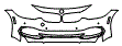 Bumper Kit pattern for the 2019 BMW 4 Series