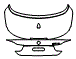 Trunk Lid Kit pattern for the 2019 BMW 4 Series