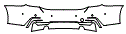 Rear Bumper Kit pattern for the 2016 BMW 428