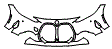 Bumper Kit pattern for the 2027 BMW 4 Series