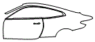 Door and Rear Fender Kit pattern for the 2027 BMW 4 Series