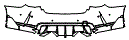 Rear Bumper Kit pattern for the 2027 BMW 4 Series