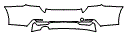 Rear Bumper Kit pattern for the 2019 BMW 4 Series