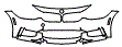 Bumper Kit pattern for the 2016 BMW 428