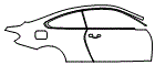 Door and Rear Fender Kit pattern for the 2020 BMW M4