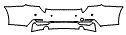 Rear Bumper pattern for the 2016 BMW 428