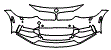 Bumper Kit pattern for the 2016 BMW 428
