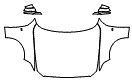 Full Hood, Fender and Mirror Kit pattern for the 2016 BMW M235