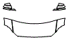 Hood, Fender and Mirror Kit pattern for the 2018 BMW M2