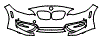 Bumper Kit pattern for the 2016 BMW 228