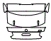 Trunk Lid Kit pattern for the 2019 BMW 2 Series