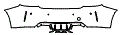 Rear Bumper Kit pattern for the 2019 BMW 2 Series