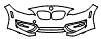 Bumper Kit pattern for the 2016 BMW 228