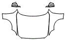 Full Hood, Fender and Mirror Kit pattern for the 2016 BMW 228