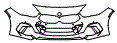 Bumper Kit pattern for the 2020 BMW 2 Series