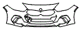 Bumper Kit pattern for the 2020 BMW 2 Series