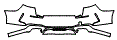 Rear Bumper Kit pattern for the 2020 BMW 2 Series