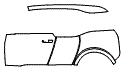 Door and Rear Fender Kit pattern for the 2021 BMW i3