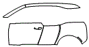 Door and Rear Fender Kit pattern for the 2021 BMW i3