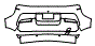 Rear Bumper Kit pattern for the 2021 BMW i3