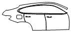 Door and Rear Fender Kit pattern for the 2025 BMW X4