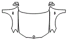 Full Hood, Fender and Mirror Kit pattern for the 2015 BMW X4