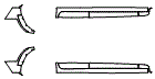 Rocker Panel pattern for the 2018 BMW X4 M40i