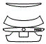 Trunk Lid Kit pattern for the 2018 BMW X4 M40i