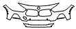 Bumper Kit pattern for the 2019 BMW X2
