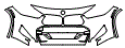 Bumper Kit pattern for the 2022 BMW X2