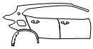 Door and Rear Fender Kit pattern for the 2019 BMW X2