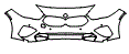 Bumper Kit pattern for the 2020 BMW 2 Series