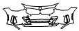 Bumper Kit pattern for the 2022 BMW 2 Series