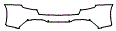 Rear Bumper Kit pattern for the 2022 BMW 2 Series