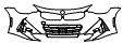 Bumper Kit pattern for the 2022 BMW 2 Series