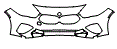 Bumper Kit pattern for the 2020 BMW 2 Series