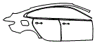 Door and Rear Fender Kit pattern for the 2020 BMW 2 Series
