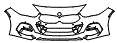 Bumper Kit pattern for the 2020 BMW 2 Series