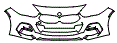 Bumper Kit pattern for the 2020 BMW 2 Series