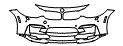 Bumper Kit pattern for the 2018 BMW M3 CS